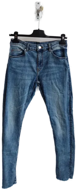 H&M Damenhose, dunkelblau - Gr. 40 - Bild 1