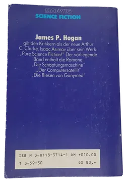 Buch Moewig Science Fiction Highlights 8 James P. Hogan x 3 - drei Romane der Kategorie 