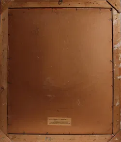 Bild Blumenstillleben – Öl auf Leinwand, signiert „Duna“ - Bild 2