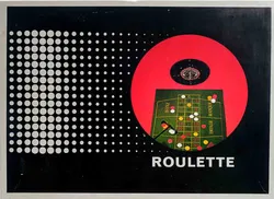 Vintage Roulette Spiel mit Spielteppich & Jetons - Bild 2