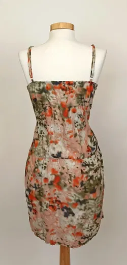 Amisu Minikleid gemustert Gr. 40 - Bild 2