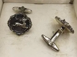 Chic de Vienne - Vintage - Silber Manschettenknöpfe - Bild 2