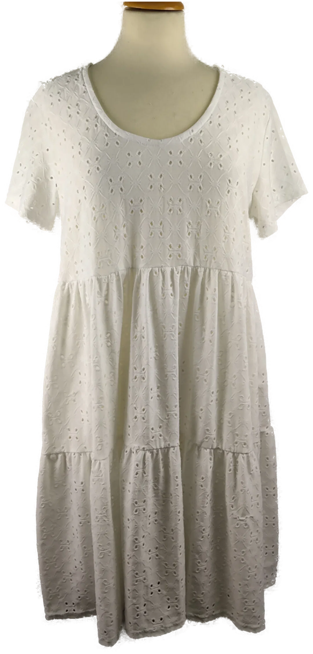 Minikleid Sonstige Viskose Gr. 42 Unifarben | Sommerleicht - Bild 1