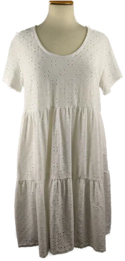 Minikleid Sonstige Viskose Gr. 42 Unifarben | Sommerleicht - Bild 1