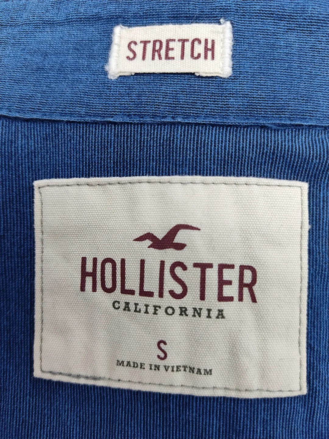 Hollister Herren Hemd blau Gr.S – Bild 4