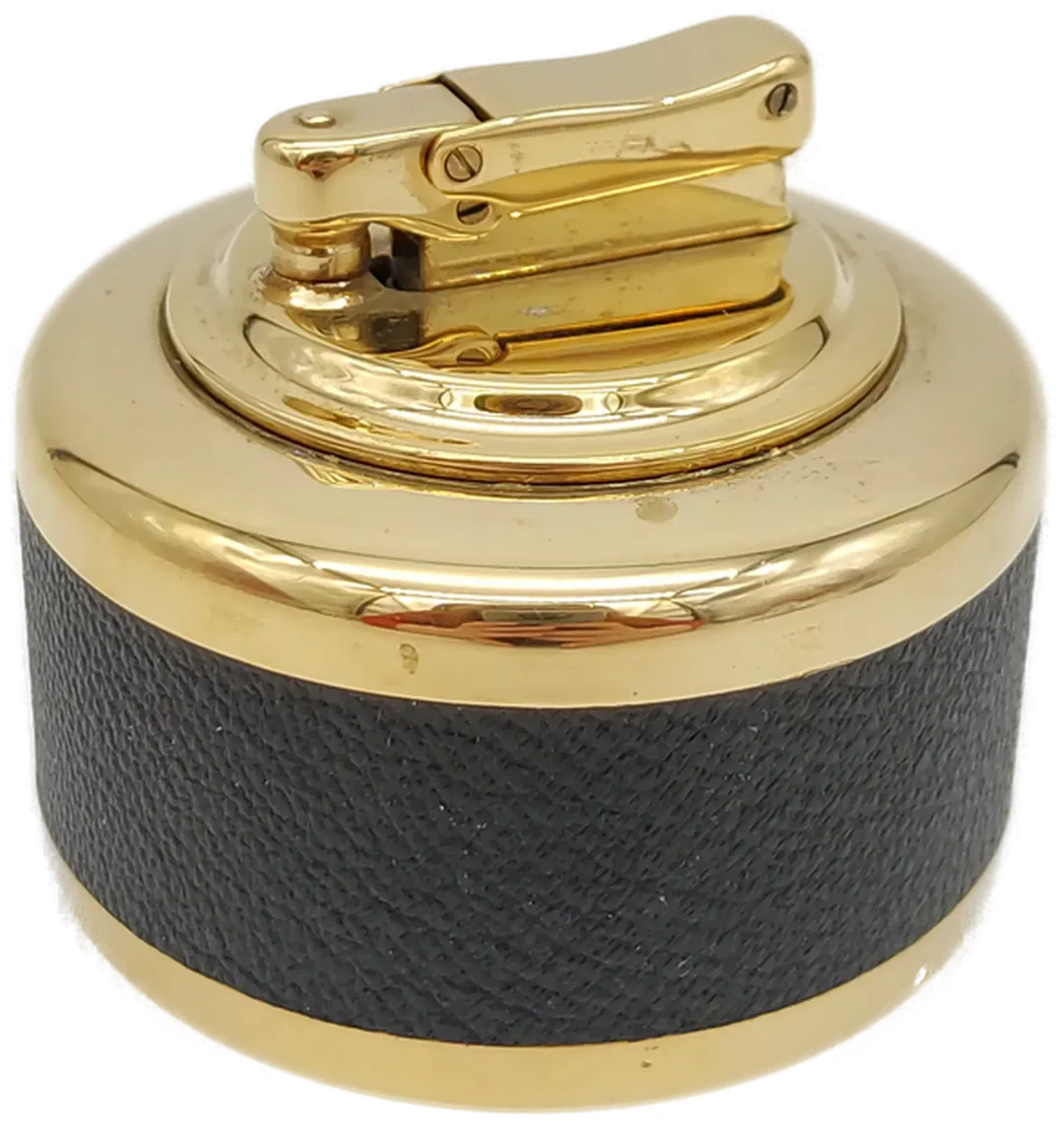 schwarz/goldenes Tischfeuerzeug (Ibelo, colibri) - Bild 1