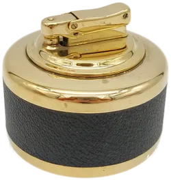 schwarz/goldenes Tischfeuerzeug (Ibelo, colibri) - Bild 1