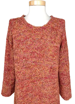 Yoors Damen Strickpullover, rostbraun - Gr. XL - Bild 3