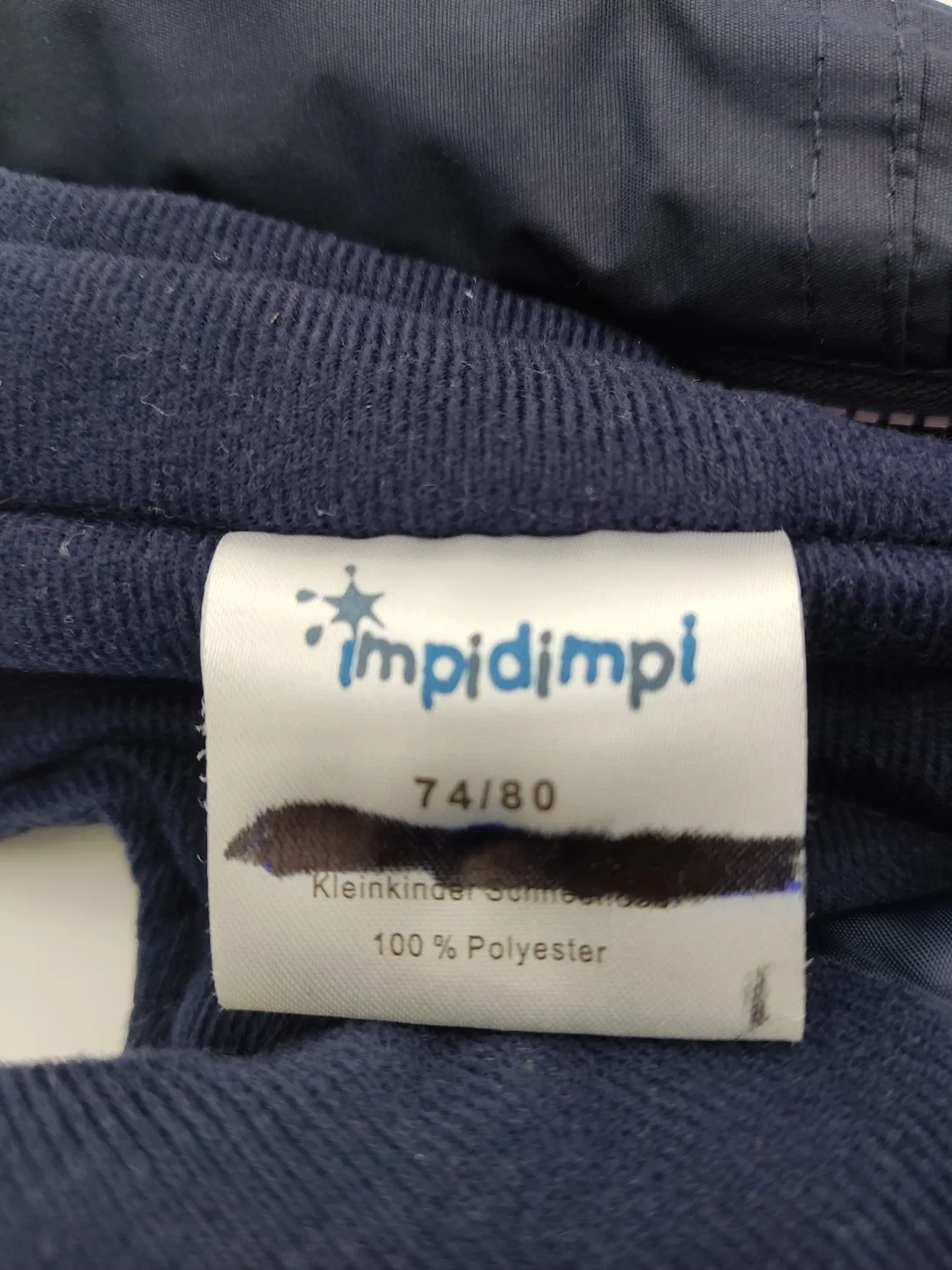 Impidimpi Kinder Schneehose marine Gr. 74/80 – Bild 3