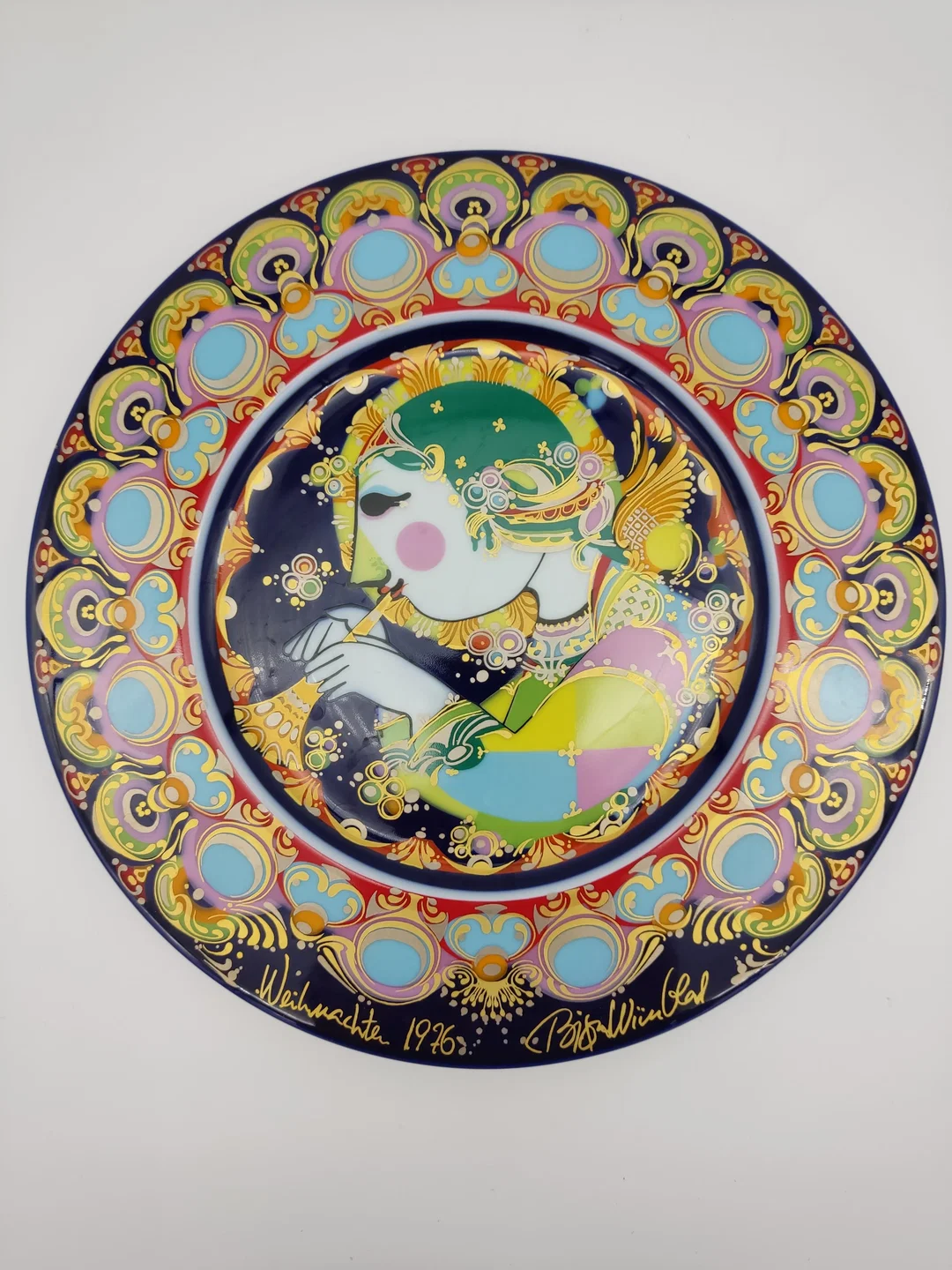 Weihnachteller aus dem Jahr 1976 der Marke Rosenthal – Bild 2