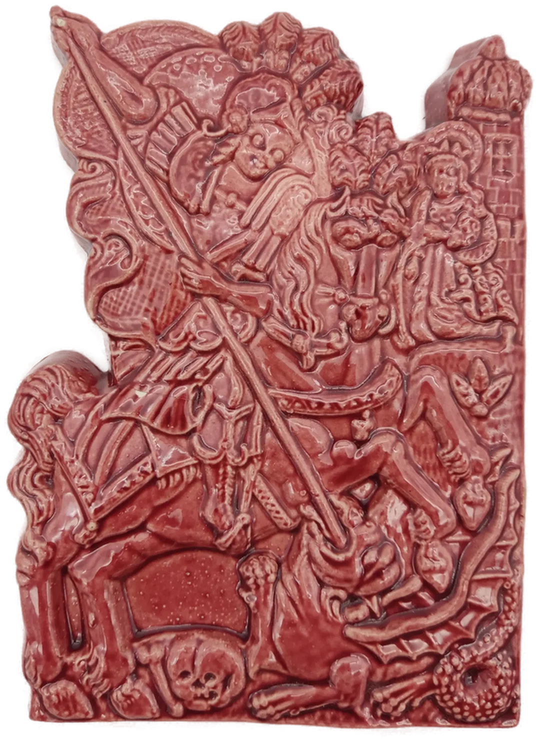 Deko-Figur Sonstige Hl. Georg Drachentöter | Raritätenstück - Bild 1
