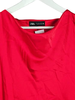 ZARA Damen Maxikleid, rot - Gr. L  - Bild 3