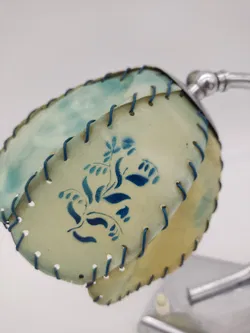 Kleine Art Deco Nachttischlampe - Bild 10