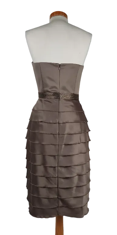 Mariposa Damen Bustierkleid taupe - Gr. M  – Bild 3