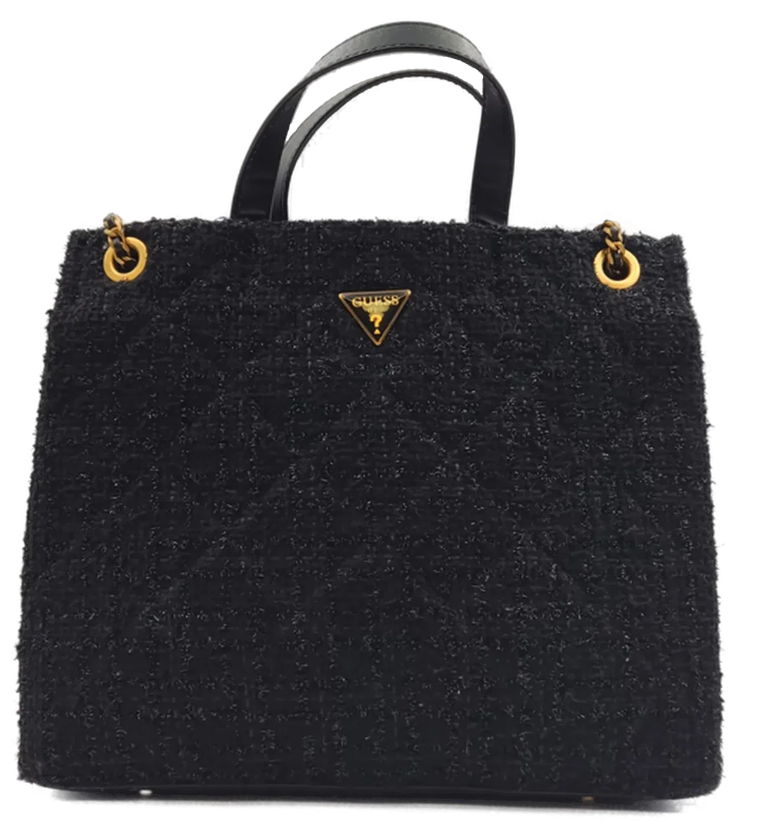 Guess Damen Bouclétasche schwarz - Bild 1