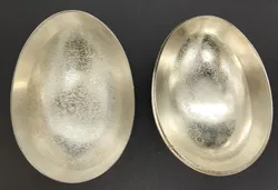 Vintage Dekoei/Schmuckei mit Schleife Edelstahl - Bild 2