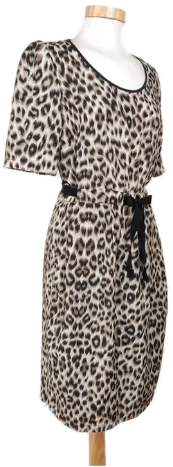 Gerard Darel Damen Kleid, beige/schwarz - Gr. L  - Bild 2