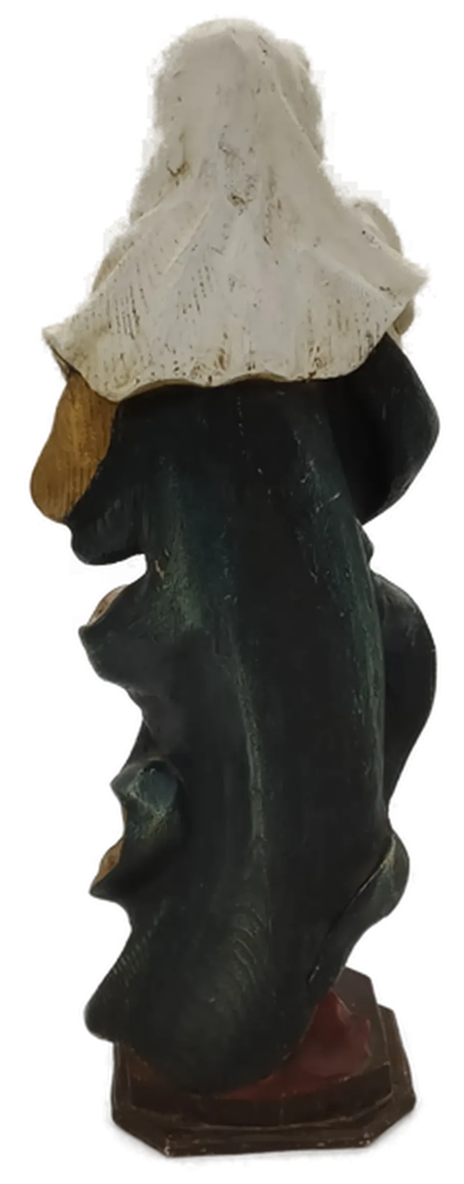 Madonna mit Kind / Marienstatue aus Holz handbemalt Höhe 46cm – Bild 3
