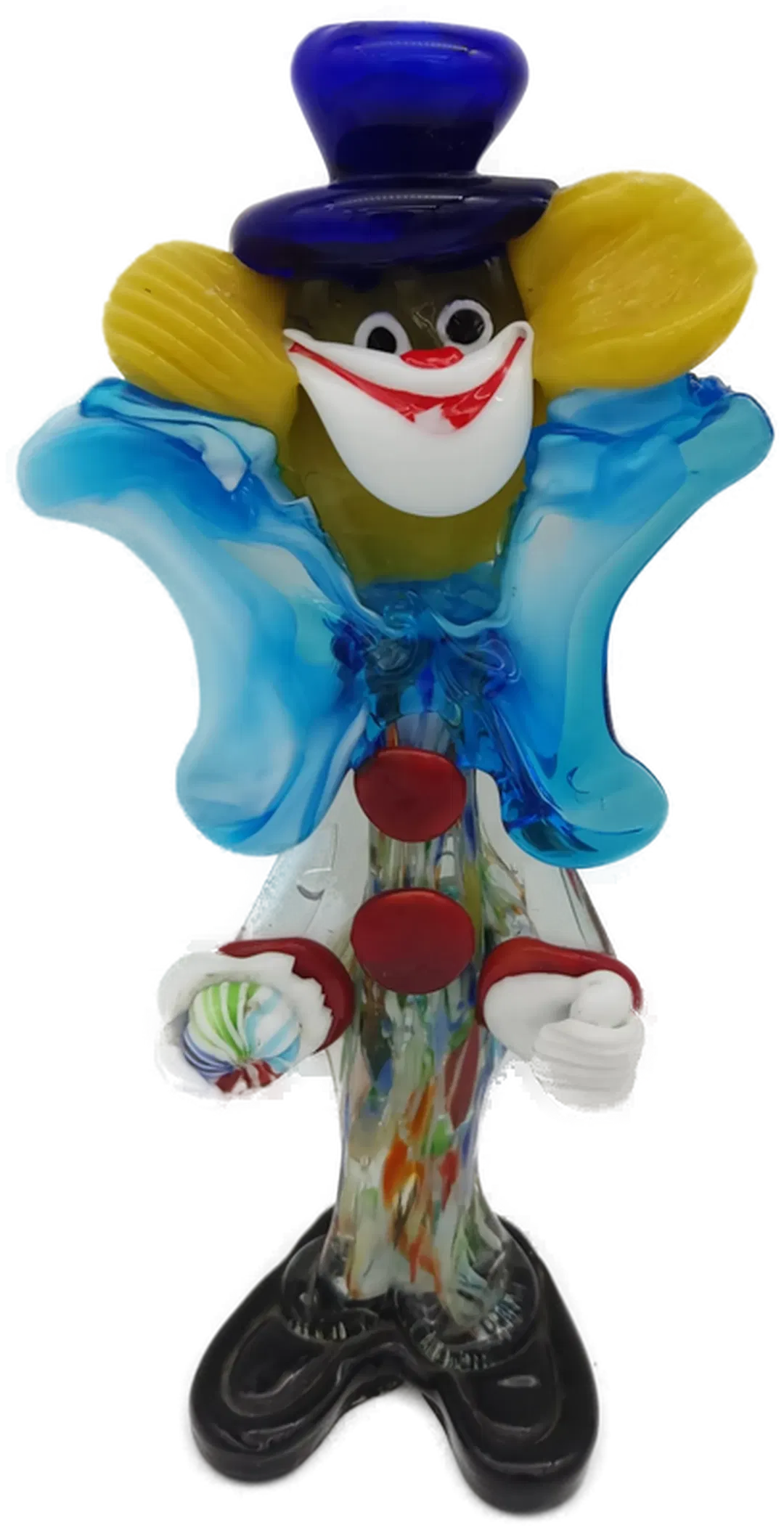 Clownskulptur aus Murano Glas  - Bild 1