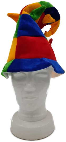 Fasching Harlekinmütze bunt - Bild 2