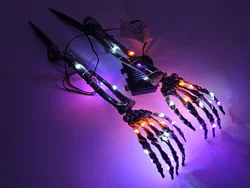 LED-Deko für Halloween " Skelettarme"