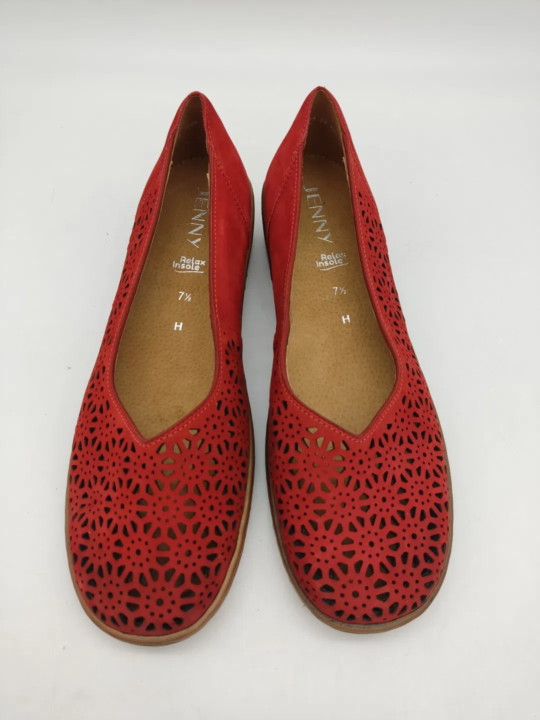 Jenny RelaxInsole Damenhalbschuhe, rot, Größe: US: 7,5, EU: 38 - Bild 1