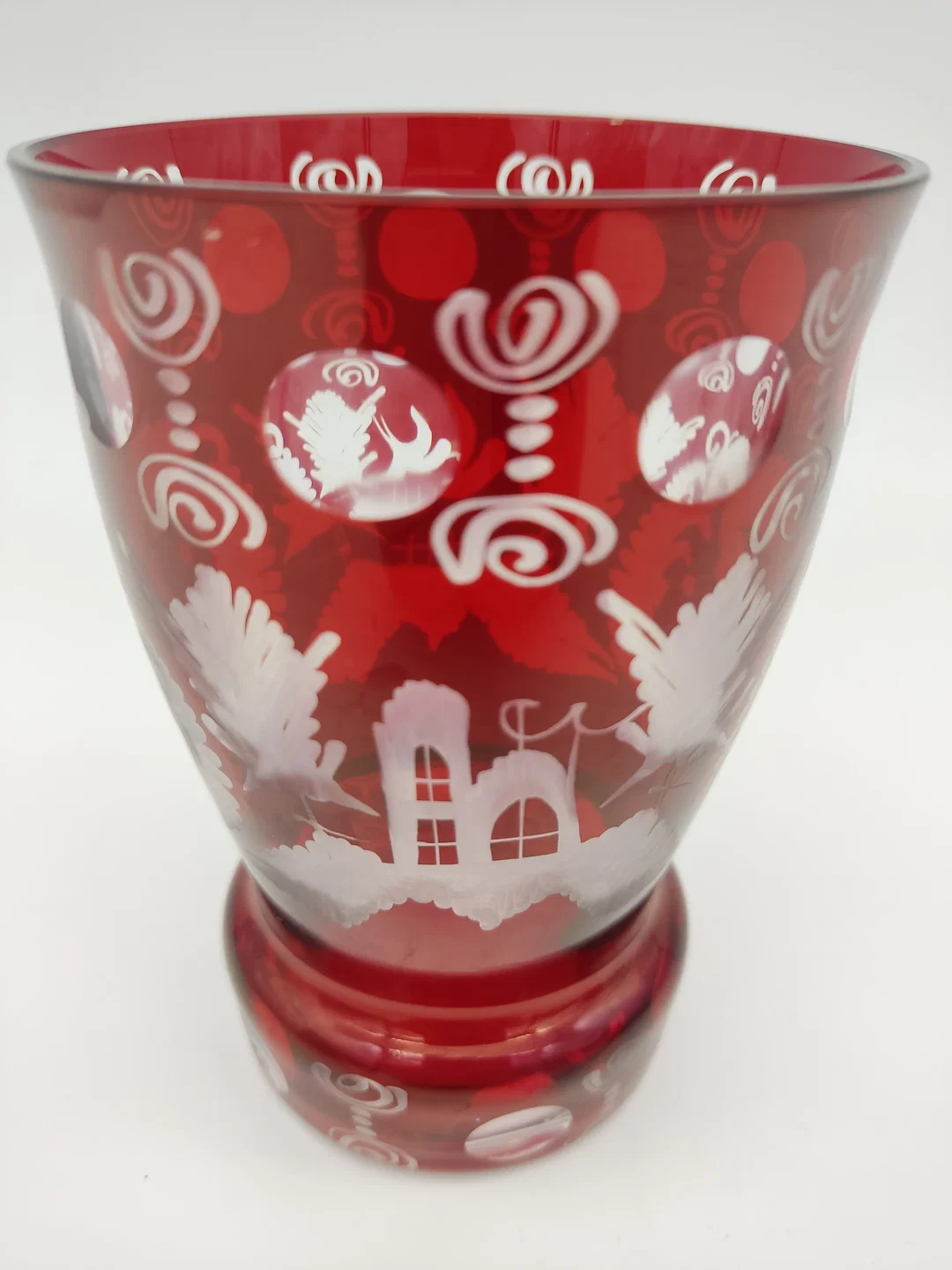 Glasvasen Set in rot 3-teilig – Bild 5