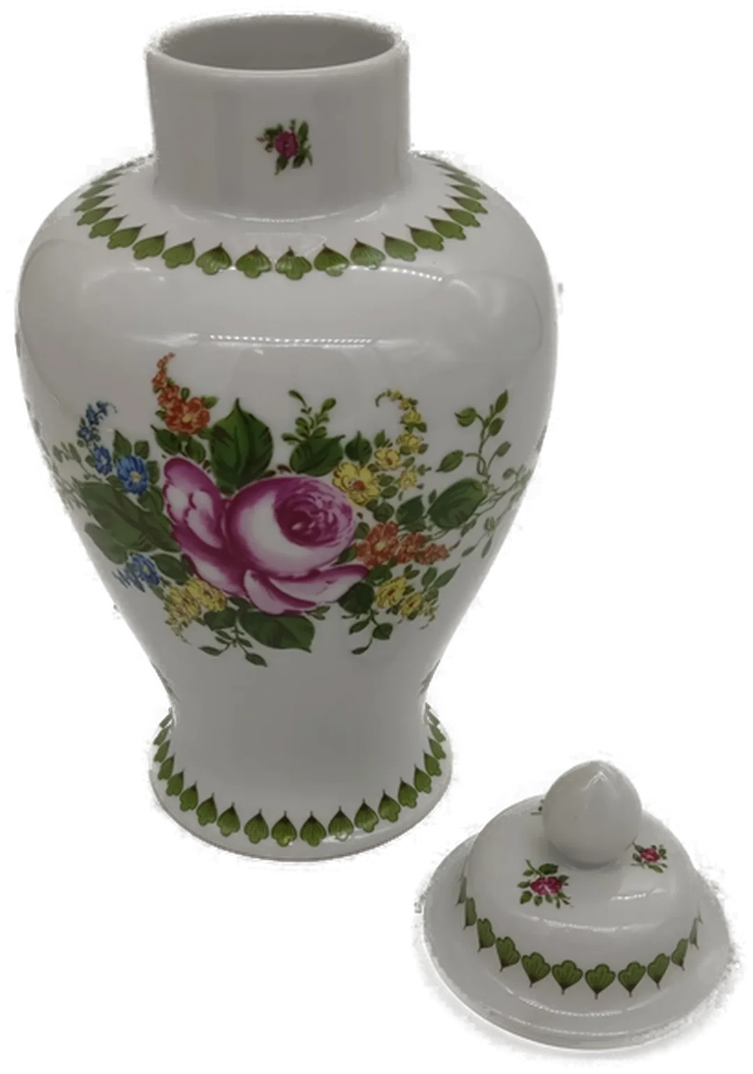 Unterweißbach Porzellanvase mit Floralem Design – Charmantes DDR-Stück – Bild 2