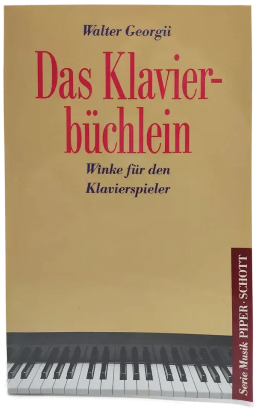 Das Klavierbüchlein - Walter Georgii - Bild 1