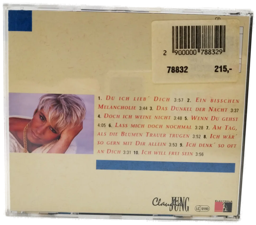 Claudia Jung, "Du ich lieb dich" - CD – Bild 2