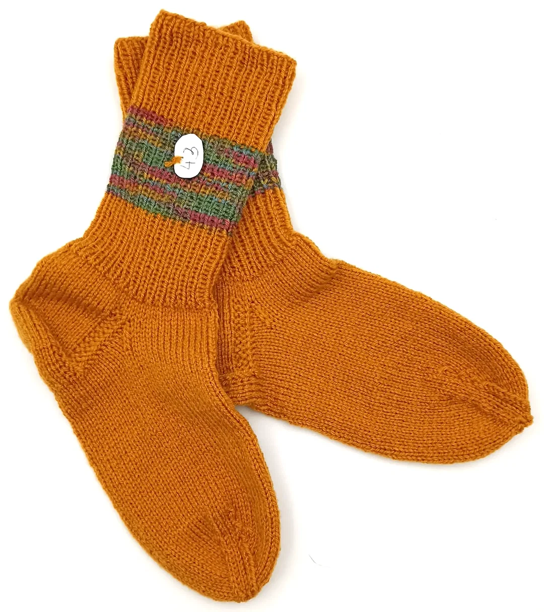 Handgestrickte Wollsocken Gr. 43 - Bild 1