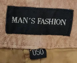 Man's Fashion Herrenlederhose beige Gr. 50 – Vorschau 3