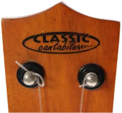 Handgefertigte 4-saitige Ukulele – Naturholz, Hals 21,5 cm, Vintage-Stil - Bild 3