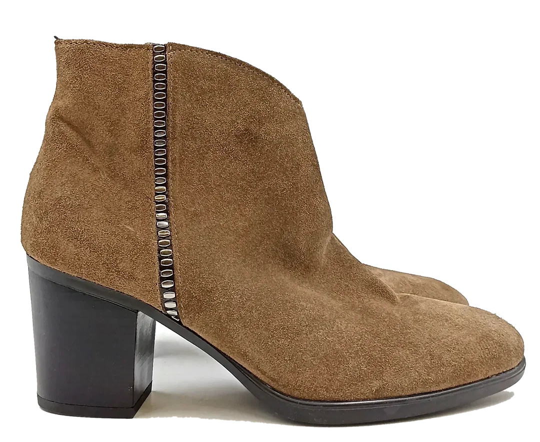 Benvenuti Wildlederstiefel Damen braun Gr. 39 – Bild 5