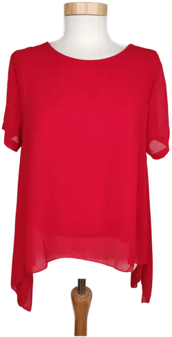 Moda Fashion Damen Kurzarmshirt rot - M/38 - Bild 1