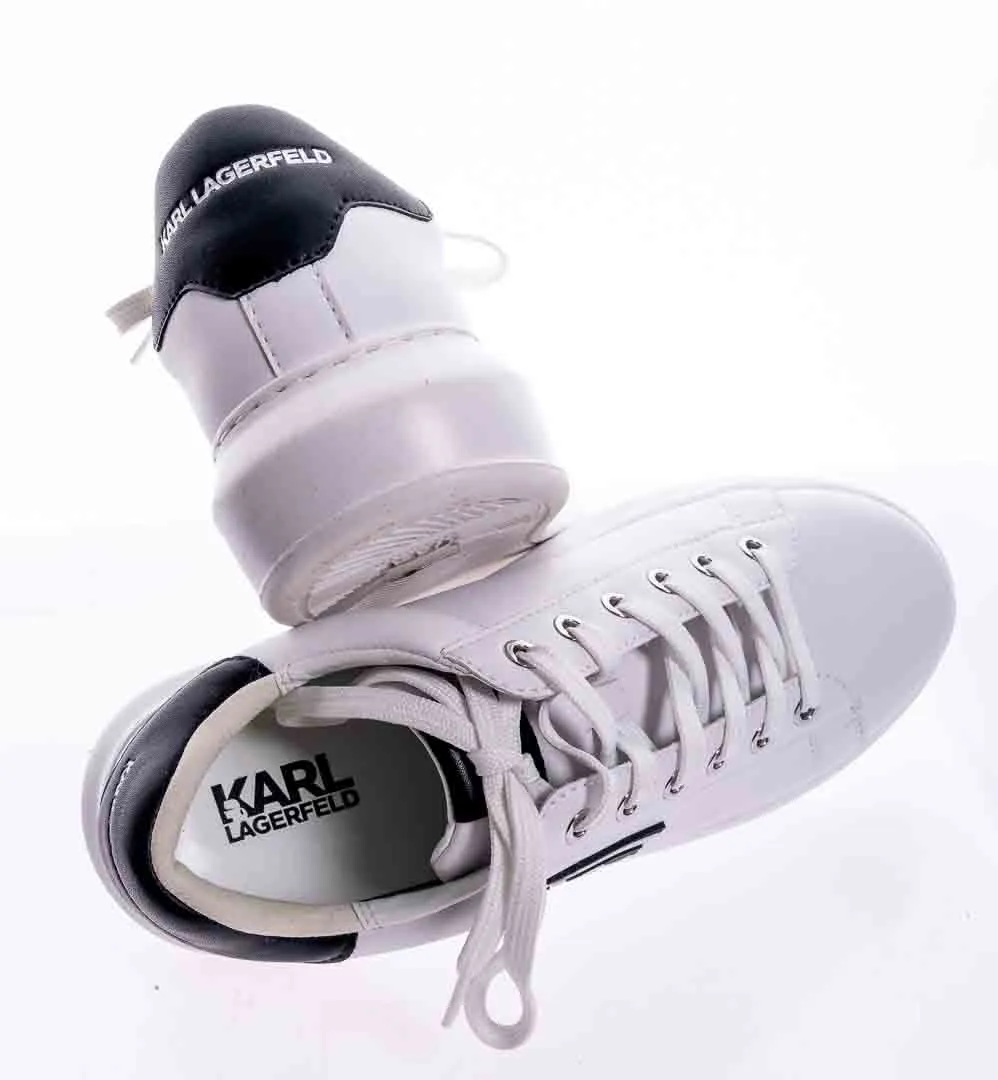 Karl Lagerfeld Kapri Cocktail Damensneaker in weiß-schwarz, Größe 40 – Bild 2