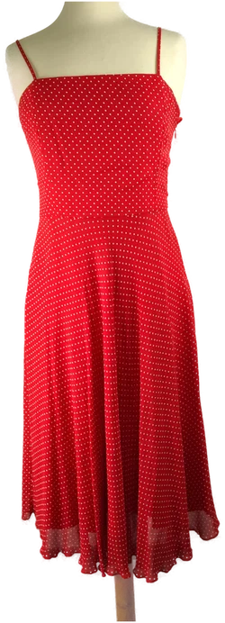 Midikleid Jake*s Gepunktet Viskose Gr. 40 | Sommerabend-Charme - Bild 1