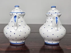 Gmundner Keramik Essig/Öl-Set - blau getupft – Vorschau 2