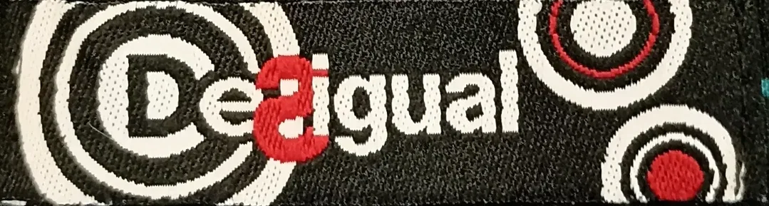 Desigual Damen Tuch schwarz gemustert  – Bild 2