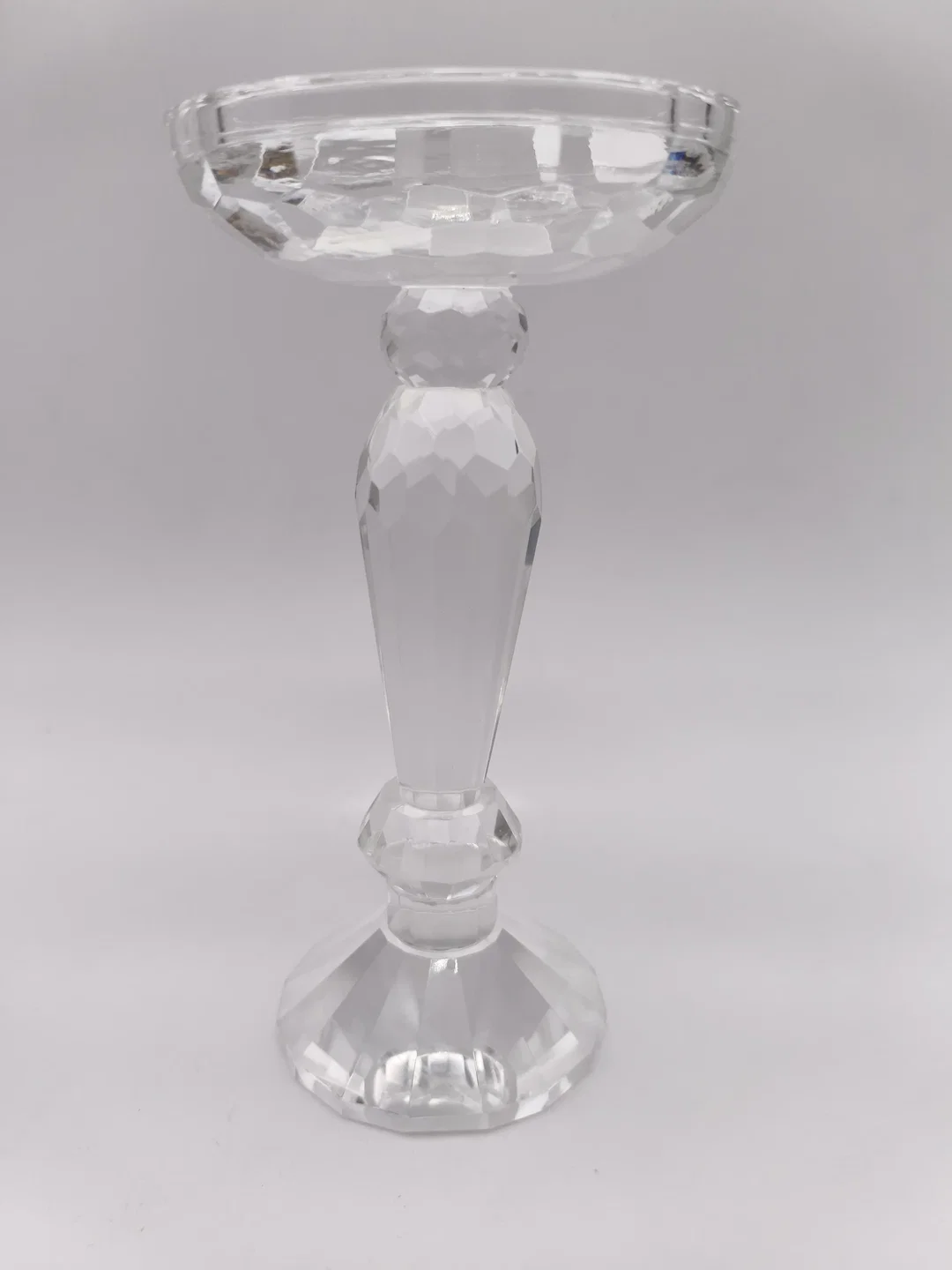 edler Kerzenständer, Bleikristall, Höhe 18cm – Bild 1