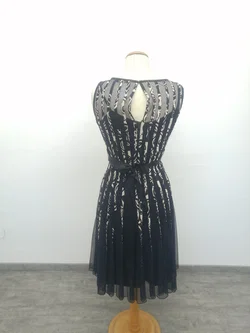 Gestreiftes Minikleid Mariposa Tüll | Frühlingsleicht – Vorschau 3