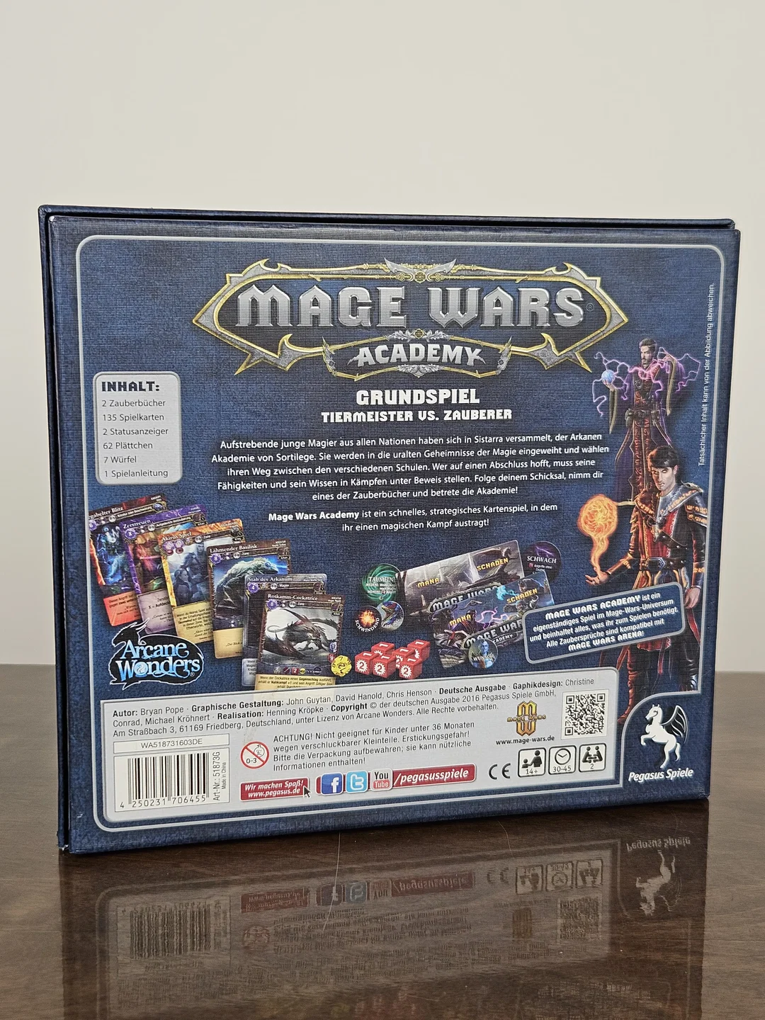 MAGE WARS ACADEMY - GRUNDSPIEL TIERMEISTER VS. ZAUBERER - Pegasus Spiele  – Bild 2
