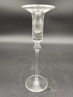 2 Kerzenständer der Marke Rosenthal - Glas mit hübschem Muster - Bild 4