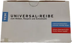 TCM Universalreibe mit 3 auswechselbaren Reibe Einsätzen - Bild 3