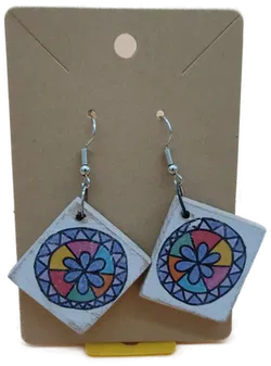 Mandala Ohrringe - Bild 1