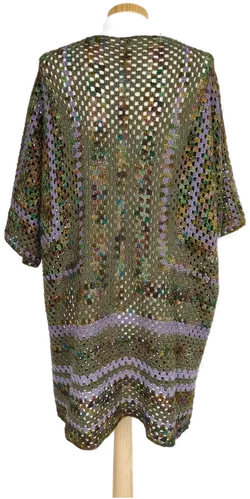 Damen Woll-Gilet gemustert - XL/42 - Bild 2