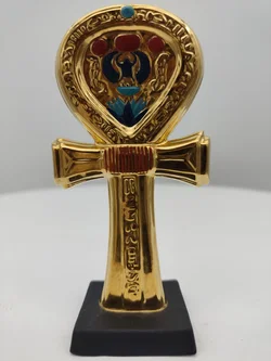 Goldener Spiegelhäuses von Tutanchamun Porzellan & Zertifikat von Franklin Mint | Limitierte Rarität – Vorschau 2