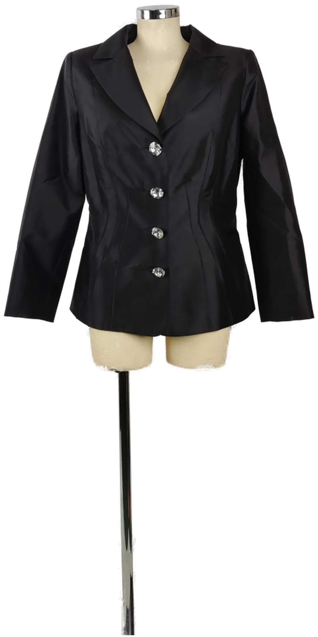 Eleganter Blazer Sarissa Silk Thailand Strass-Knöpfe | Abendlicher Glanz Größe 44 – Bild 9