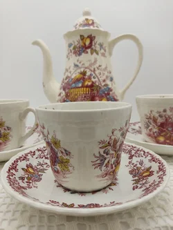 Royal Tudor 'Fruits & Flowers Kaffee- und Teeservice Keramik | Englischer Schatz - Bild 12