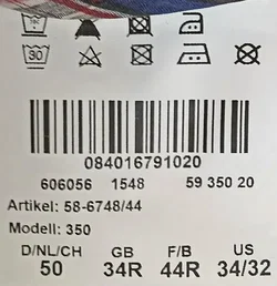 Eurex by Brax Herren Jeans rot Gr. M - Bild 4